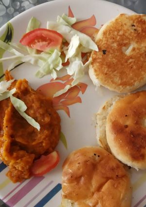 A picture of Pav bhaji😋😋.