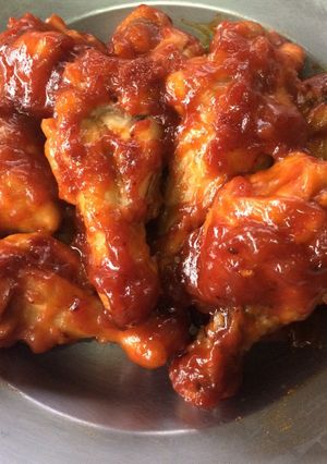 A picture of Baked Chicken with Sauce.