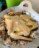 Gà Spa (Gà hấp muối sả)