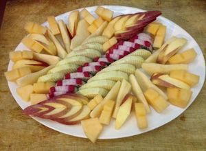 Hình của món Hoa quả tráng miệng.