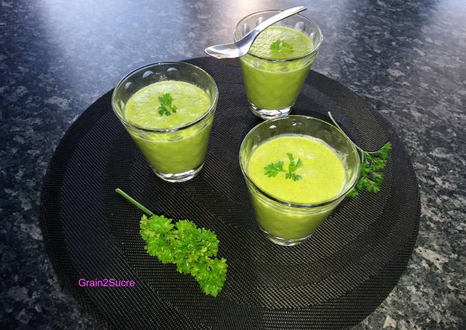 Soupe froide Courgette-Chèvre