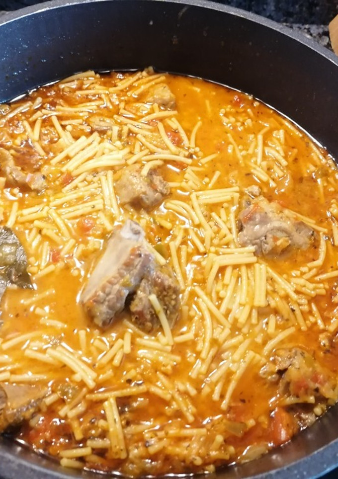 Una foto de 49. Fideos a la cazuela con costillas