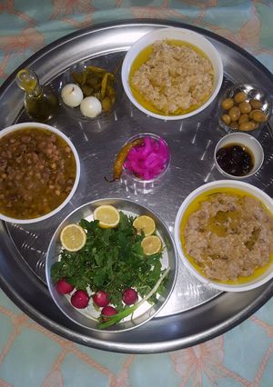 صورة لوصفة فول وحمص عأنواعه