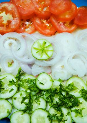 A picture of Veg. salad.