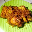 Ayam tempe goreng lengkuas