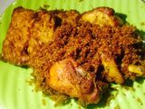 Ayam tempe goreng lengkuas