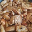 Pechuga de pollo con piña