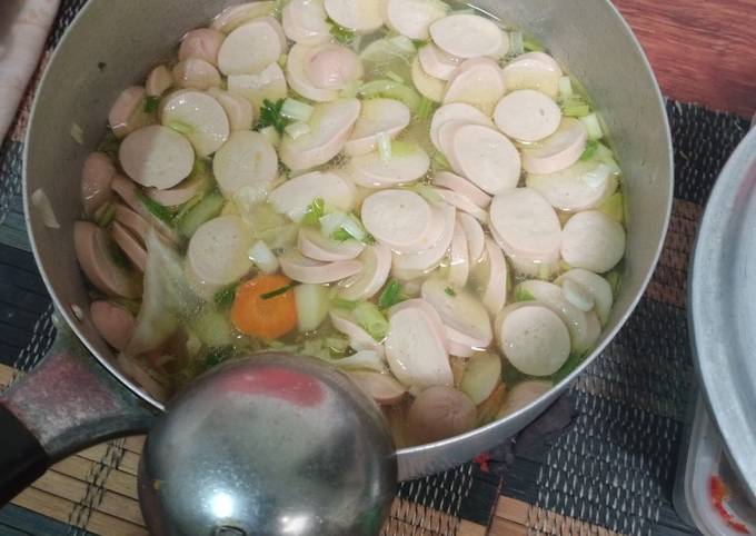 Ternyata ini loh! Bagaimana cara bikin 1. Sayur SOP Sosis dijamin sempurna