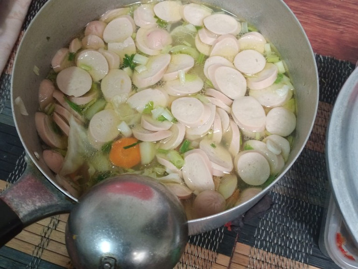 Ternyata ini loh! Bagaimana cara bikin 1. Sayur SOP Sosis dijamin sempurna