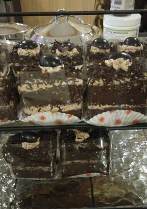 Foto resep Resep black forest potong