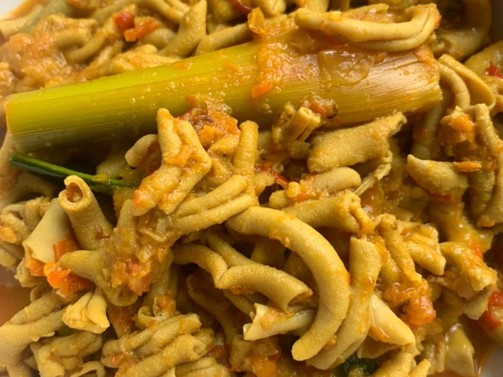 Langkah Gampang Menyiapkan Resep Usus bumbu kuning mantul yang Bisa Manjain Lidah Anti Ribet, Mantap Sekali