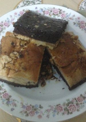 صورة لوصفة طريقة عمل كيكة الكرميل بالنسكافيه