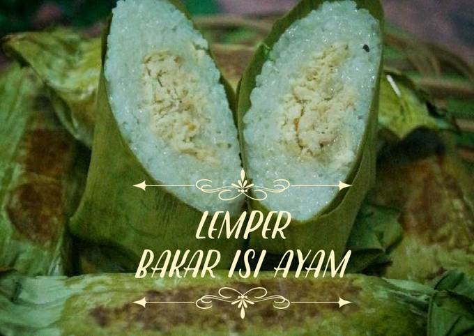 Lemper bakar isi ayam