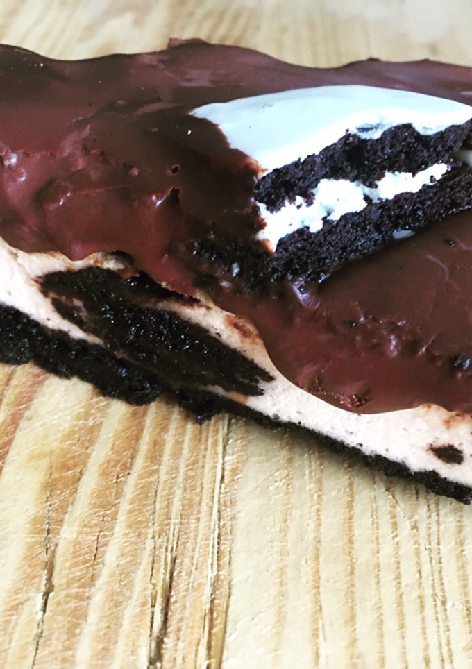 Una foto de Cheesecake oreo healthy