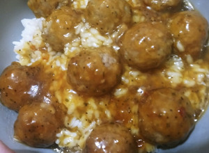 A picture of Sweet Onion Teriyaki Crockpot Meatballs.