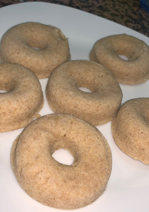 Una foto de Donuts saludables de avena y plátano 🍌