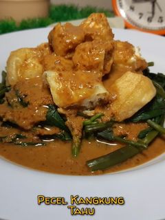 Foto resep Pecel Kangkung Tahu