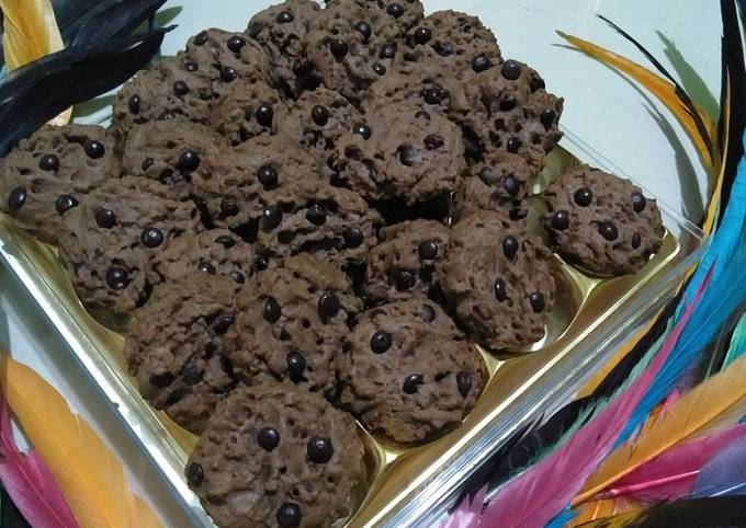 Cookies Chocolatos (Tanpa mixer)