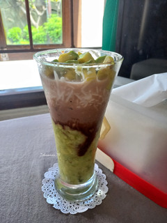 Foto resep Es alpukat kocok keju kental manis