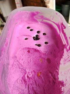 Foto resep Ice cream buah naga home Made
