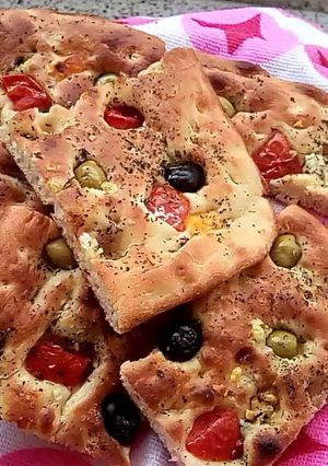 صورة لوصفة خبز الفوكاشيا الايطالي