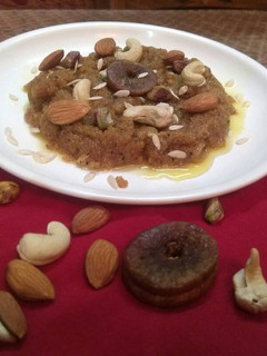 A picture of Moong dal halwa.