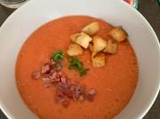A picture of garlic croutons