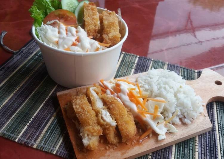 Chicken katsu + salad mayo
