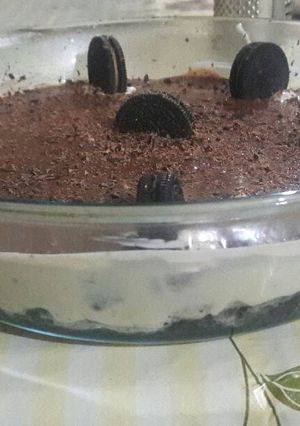 Una foto de Torta oreo exquisita