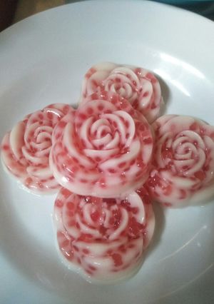 Foto resep Puding mutiara mawar