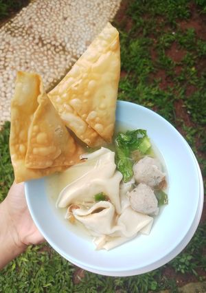 Foto resep Pangsit rebus / goreng
