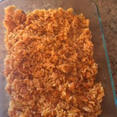 A picture of Jollof Rice.