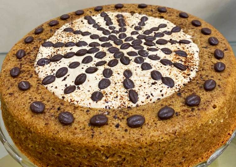 Le moyen le plus simple de Préparer Parfait Cake au nescafé avec crème
aromatisée café