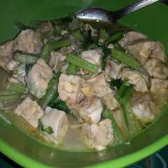 A picture of Oseng tempe & batang sosin.