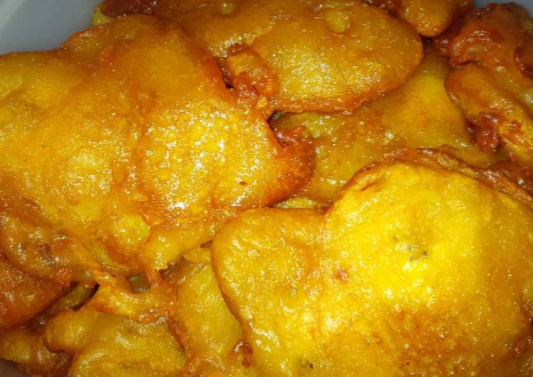 Pisang goreng tepat ukuran