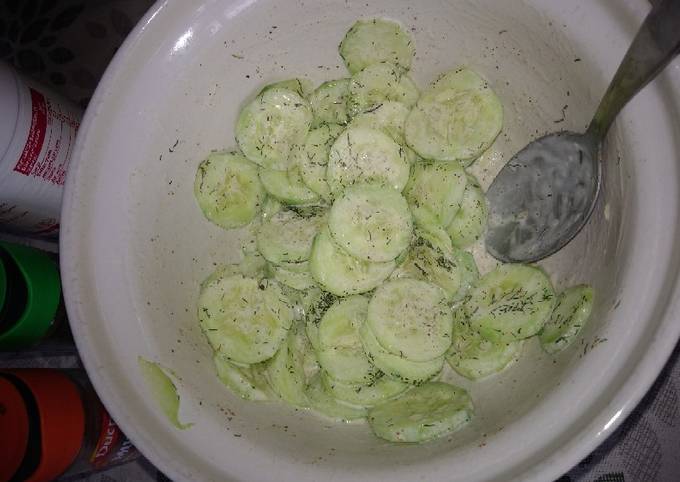 Salade de concombre 🥒