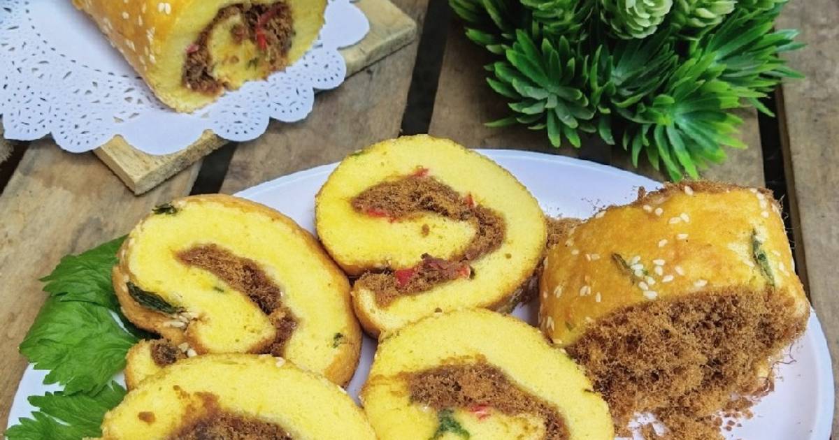 Resep Bolu Gulung Abon Ekonomis Oleh Yuyun Kristia - Cookpad