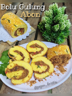 Foto resep Bolu Gulung Abon Ekonomis