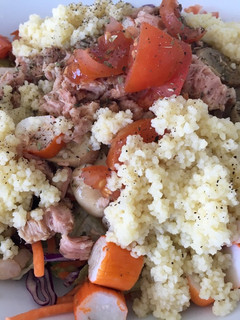 Una foto de Ensalada express de cous cous