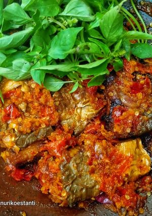 Foto resep Iwak pe asap sambel kemiri