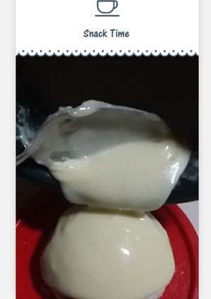 Una foto de Glaseado espejo de coco