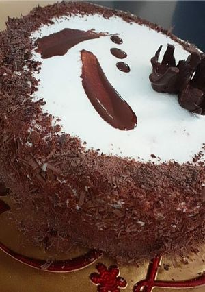 Foto di Torta con pan di spagna e cioccolato