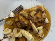 A picture of nutella banana egg