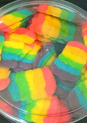 Foto resep Lidah Kucing Rainbow Cetar