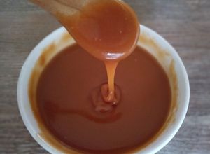 Una foto de Salsa toffee a la naranja