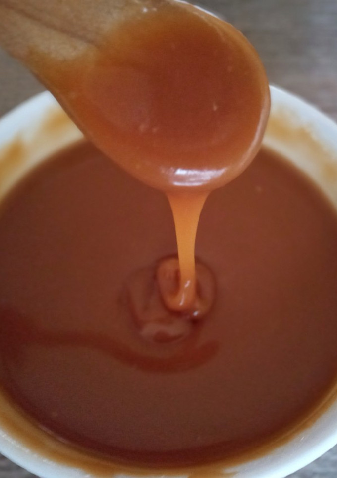 Una foto de Salsa toffee a la naranja