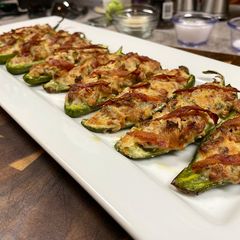 A picture of Sausage Stuffed Jalapeño Poppers.