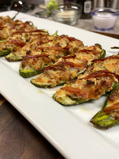 A picture of Sausage Stuffed Jalapeño Poppers.