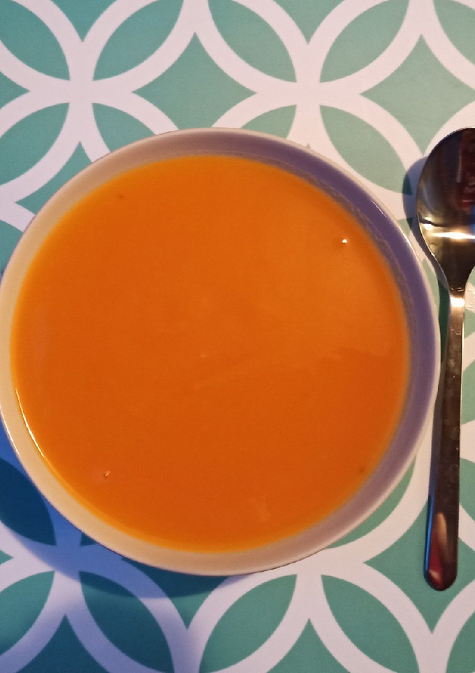 Una foto de Crema de calabaza