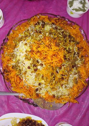 عکسی از دستور عدس پلو باحال